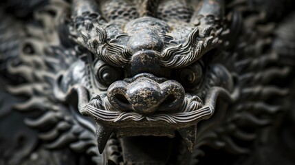 Wall Mural - Chinese zodiac dragon as the mythical animal in Eastern Asia culture.
