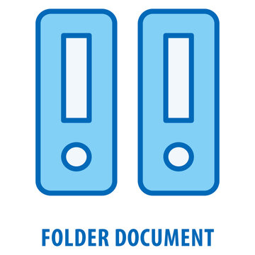 Folder Document Icon simple and easy to edit for your design elements