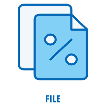 File Icon simple and easy to edit for your design elements