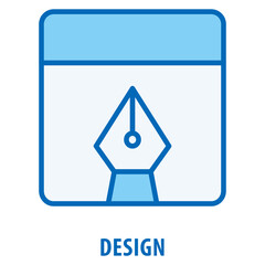 Fototapete - Design Icon simple and easy to edit for your design elements