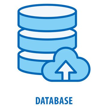 Database Icon simple and easy to edit for your design elements