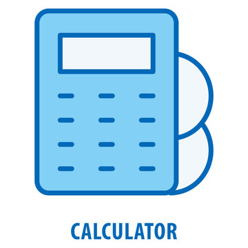 Calculator Icon simple and easy to edit for your design elements