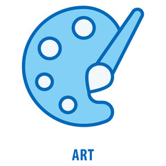 Fototapete - Art Icon simple and easy to edit for your design elements