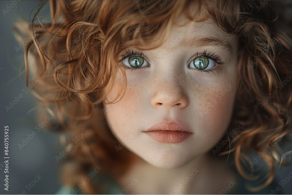 Stunning high-resolution photos: a 7-year-old fashionista, with