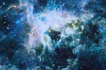 Wall Mural - beautiful blue space. elements of this image furnished by nasa