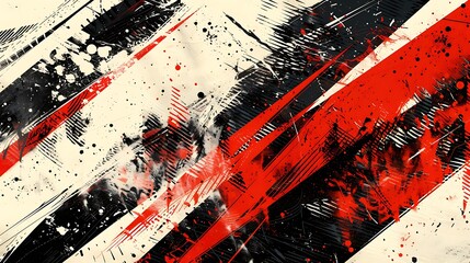 Aufkleber - Racing background with checkered flag and abstract elements vector Illustration on white Background
