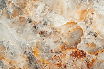 Aufkleber - Close-up view of a marble surface with intricate patterns and veining