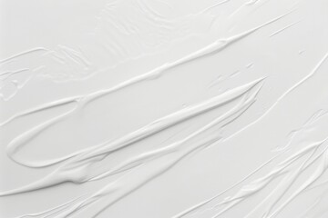 Poster - White creamy texture creating a smooth background with a delicate and soft touch, ideal for beauty and skincare advertisement