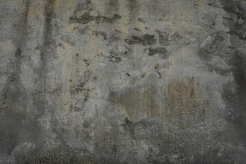 Damaged cement concrete wall texture background, rusty uneven cement wall surface, Grungy abstract wall backdrop