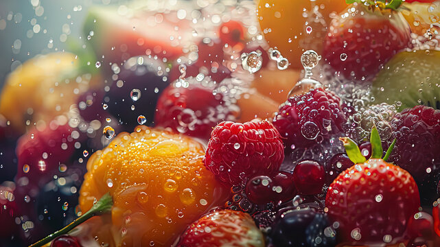 summer fruits on background, delicious fruits on colored background, background of summer fruits, fruits banner