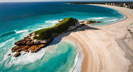 Wall Mural - Aerial Beach - sea Landscape