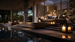 © Rabil - Luxurious spawith a tranquil pool and massage tables