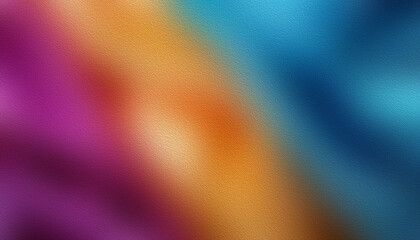 Canvas Print - Vibrant color gradient blending with an abstract, textured grain effect