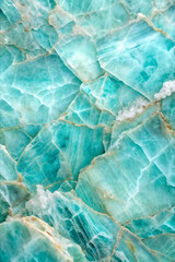 A high-resolution close-up of a polished aquamarine surface. Digital art ideal for textures, backgrounds, covers, wallpaper, ceramics and other projects. 