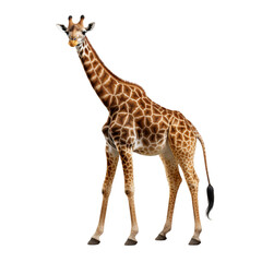 giraffe isolated on white