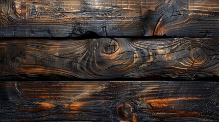 Wall Mural - Texture of dark wooden grain. Three dimensional wood texture. Wood background. Modern background with wooden grain.