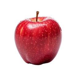 Poster - red apple isolated on white