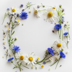 Flower motifs adorn a white background in the shape of a heart