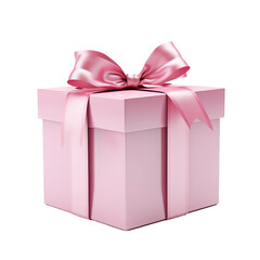 Sticker - pink gift box