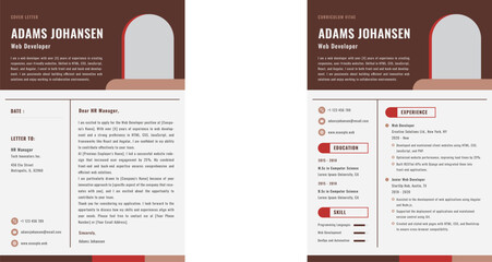 CV Resume Web Developer V1