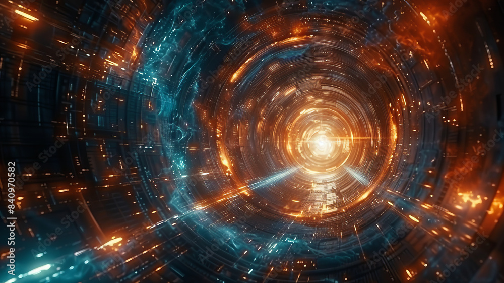 Time-travel theme, focusing on the most emblematic moments in Earth s history.generative ai