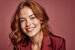 © f_bossa - A headshot portrait photo of a beautiful young woman