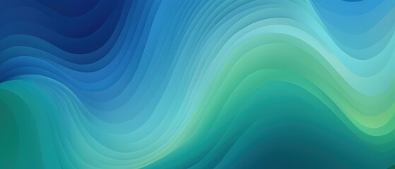 Wall Mural - gradient green blue background illustration