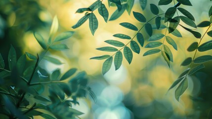 Poster - Blurred image of foliage