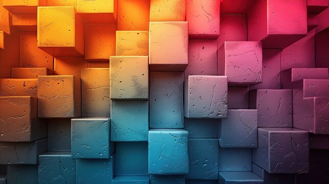 Captivating 3D Geometric Abstract Backgrounds for Eye-Catching Designs