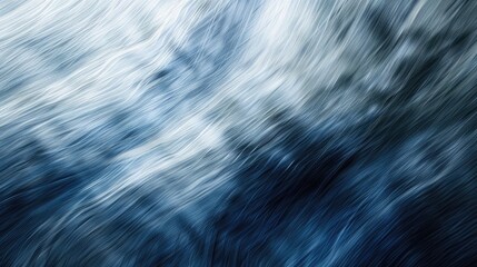 Poster - Radial Blur in Blue and Gray Abstract Surface with Distinct Lines