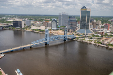 Wall Mural - downtown Jacksonville, FL