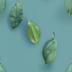 Artistic rendition of a butterfly chrysalis, with its smooth surface and hint of the emerging insect inside. Minimal pattern banner wallpaper, simple background, Seamless,