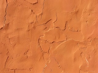 Canvas Print - Terracotta Wall Texture - Rough Surface with Subtle Variations