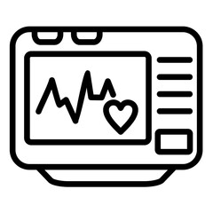 Poster - Ecg Machine Icon