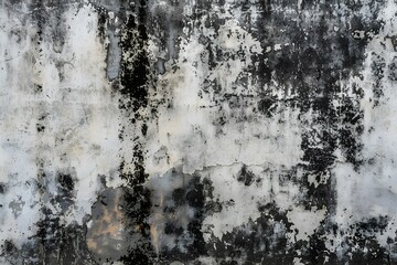 Wall Mural - Grunge Concrete Wall Texture With Paint Stains