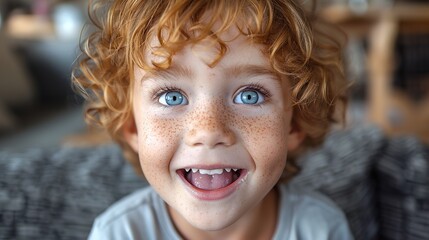 Sticker - portrait of a child