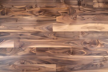 Poster - Elegant Walnut Wood Floor Texture Background