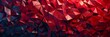 © rajagambar99 - background image based on geometric 3d forms with variations in size and color, color is mainly red with a bit of orange,