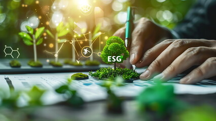 concept of ESG environment