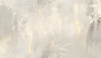 Sticker - Abstract Beige & Gold  Brushstroke Background