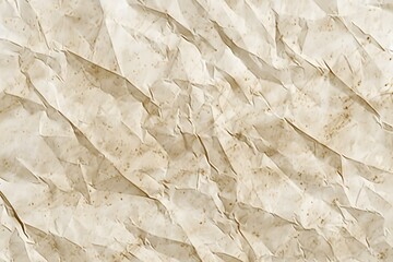 Sticker - Vintage Crumpled Beige Paper Background Texture