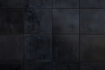 Sticker - Minimalist Black Tiles Wall Texture