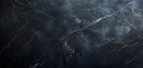 Poster - Dark Black Marble Background Texture