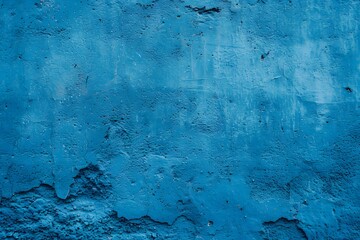 Sticker - Blue Concrete Wall Texture Background