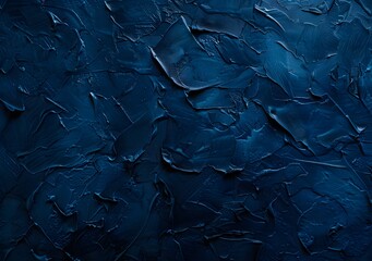 Poster - Dark Blue Textured Background - Minimalist Style