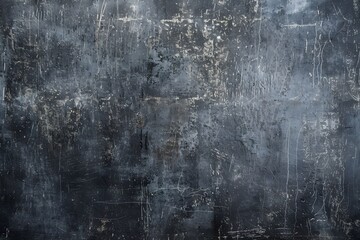 Poster - Dark Grey Distressed Concrete Wall Texture