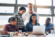 © Nikish Hiraman/peopleimages.com - People, journalists and business meeting for planning magazine schedule and seo articles in office. Smile, freelance writer and teamwork with laptop for blog research, design layout and collaboration