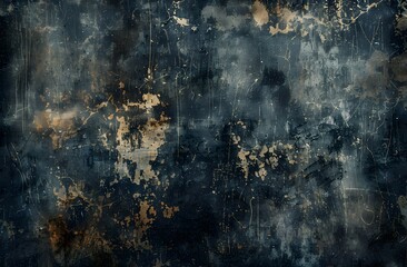 Poster - Dark Grunge Texture Background - Realistic Photography