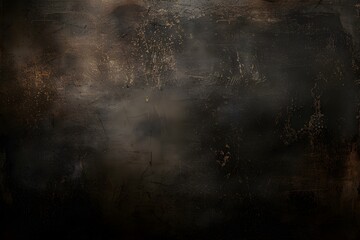 Poster - Dark Grunge Background Texture With Brown Tones