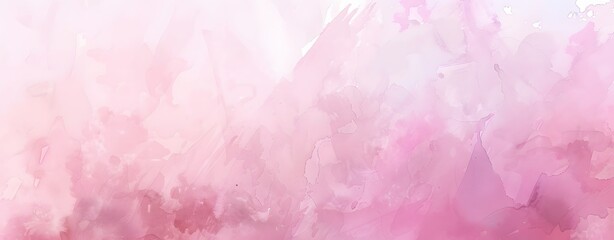 Wall Mural - Soft Pink Watercolor Gradient Background